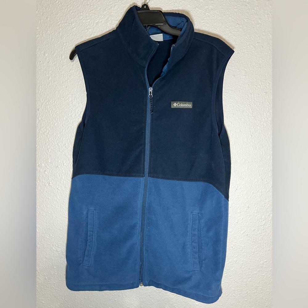 Columbia Two-Tone Fleece Vest Size Small